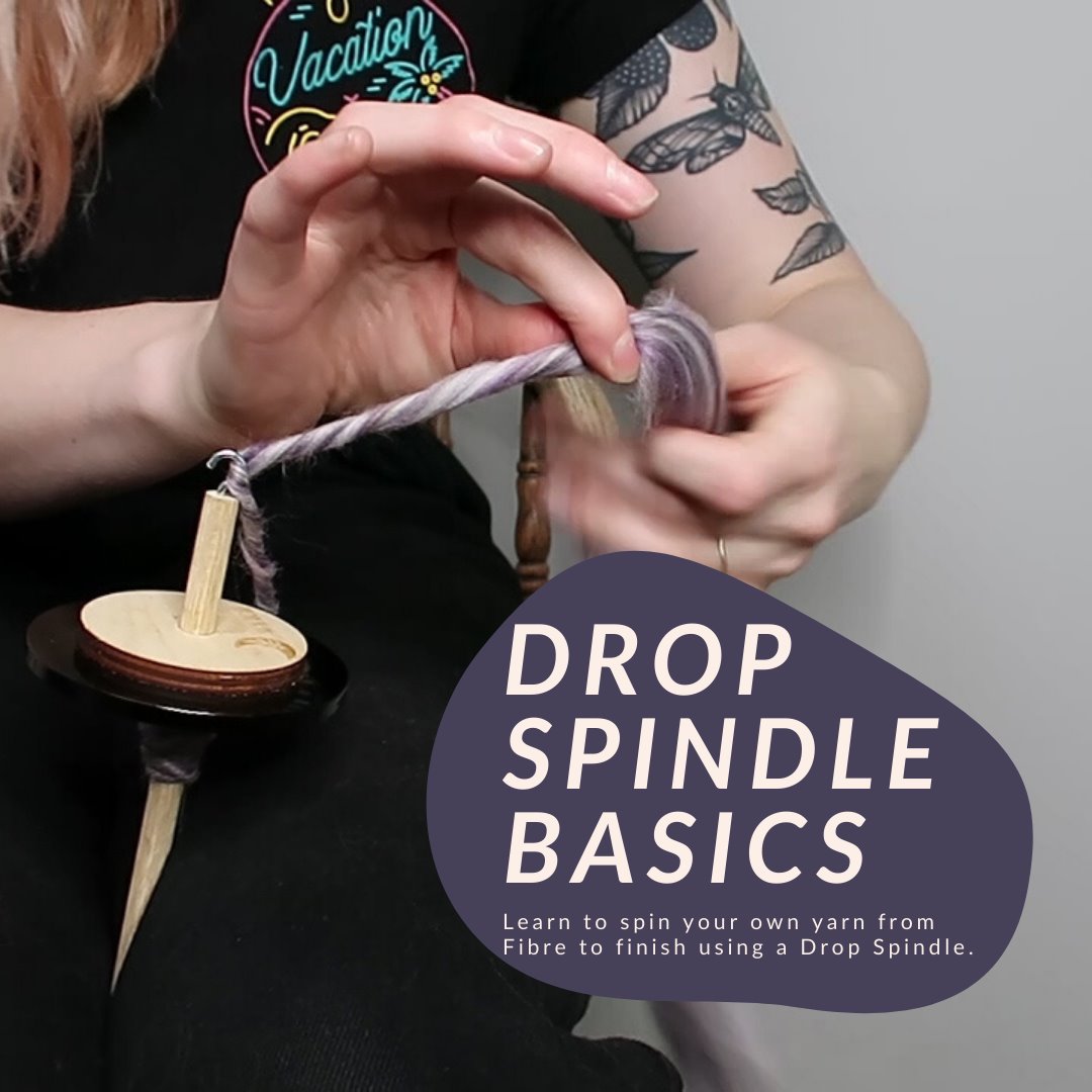 Beginning Spinning Class- Drop Spindle method