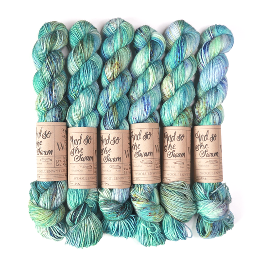 And So She Swam - BFL/ Alpaca/ Bio-Nylon | Sock