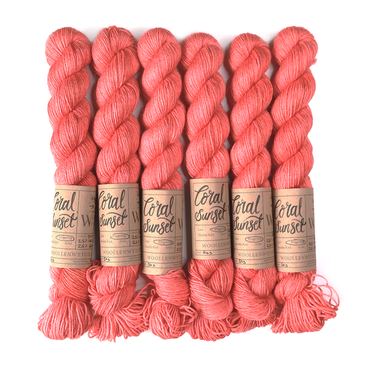 Coral Sunset - BFL/ Alpaca/ Bio-Nylon | Sock