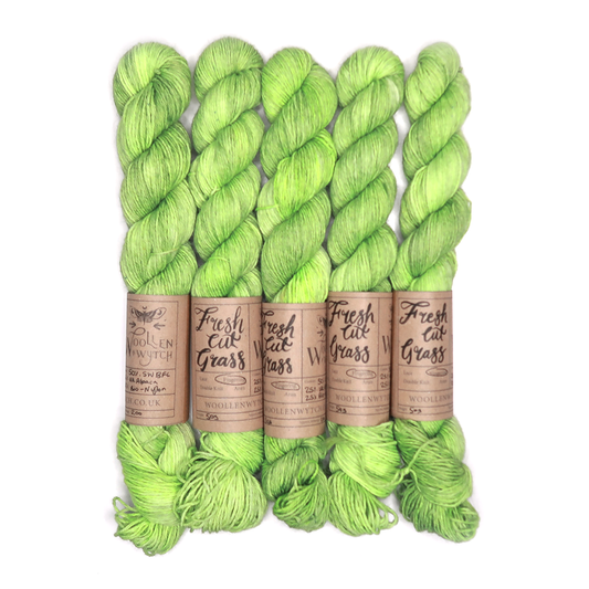 Fresh Cut Grass - BFL/ Alpaca/ Bio-Nylon | Sock