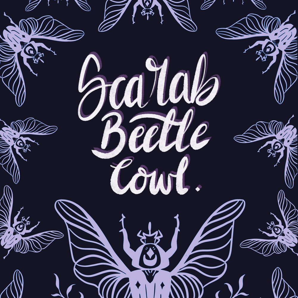 Scarab Beetle Cowl - Pattern Download