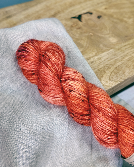 Fiery Embrace - BFL/ Alpaca/ Bio-Nylon | Sock