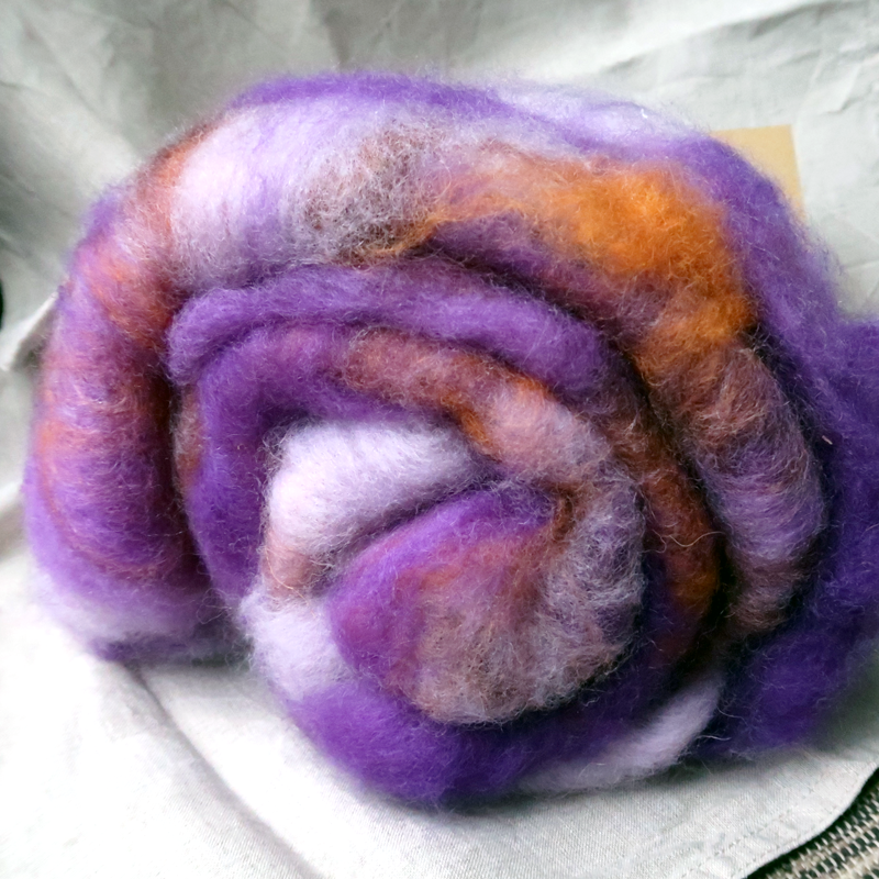 Art Batt- Hand dyed BFL
