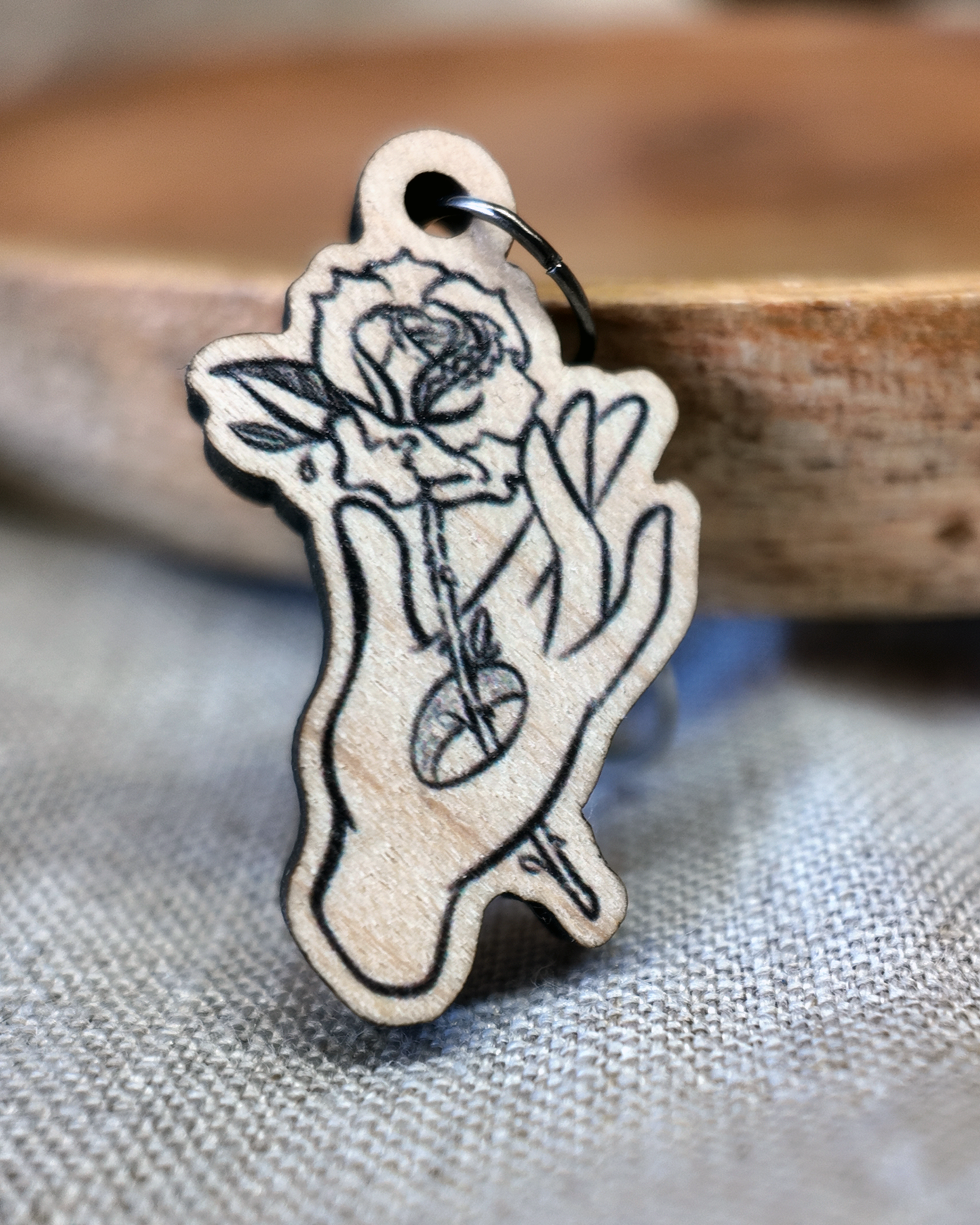 Green Fingers Stitch Marker