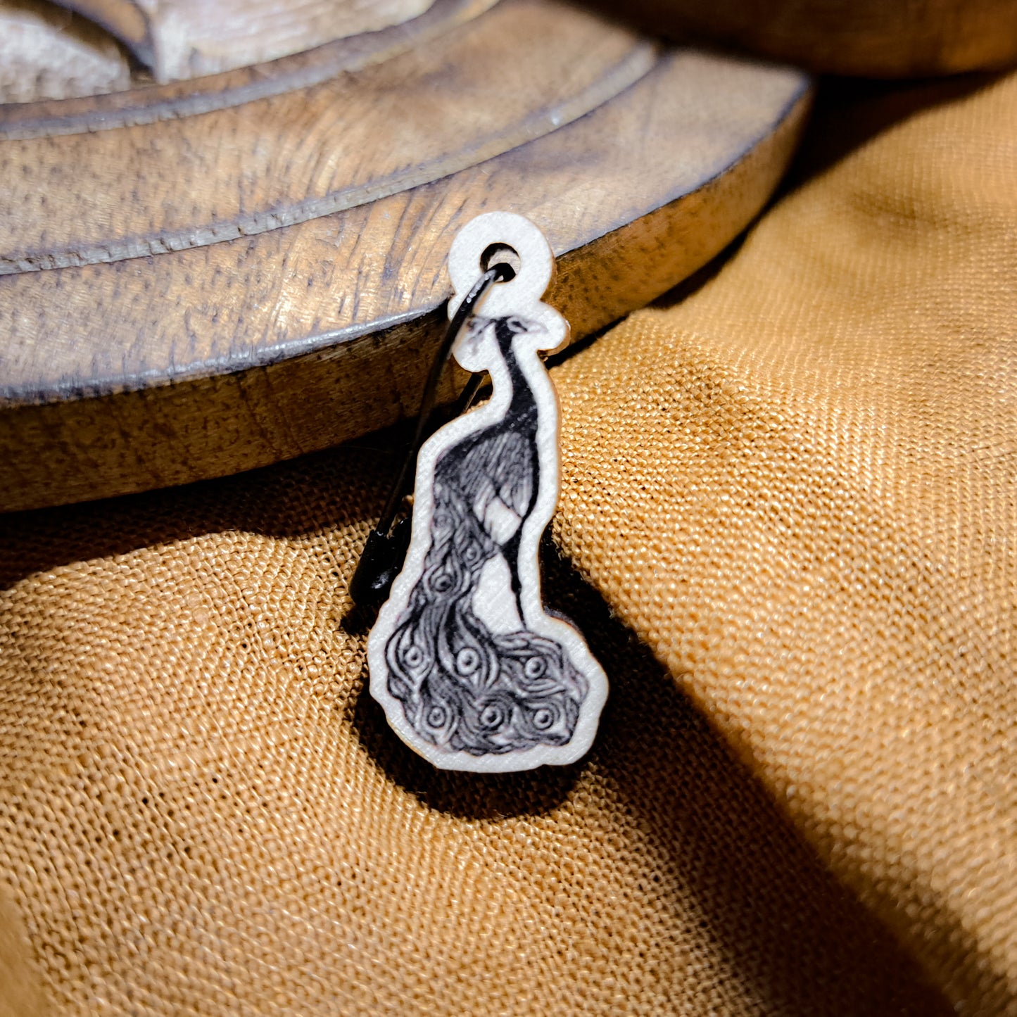 Peacock Stitch Marker