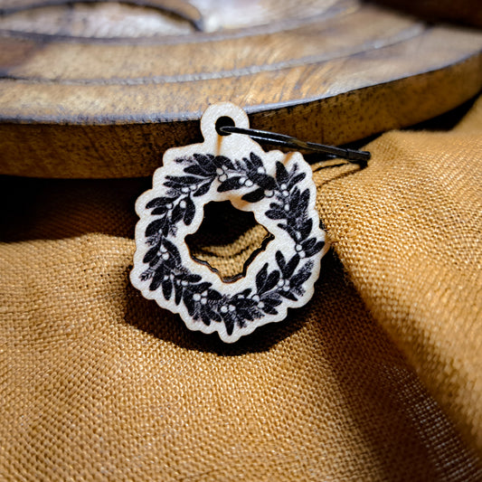 Christmas Wreath Stitch Marker