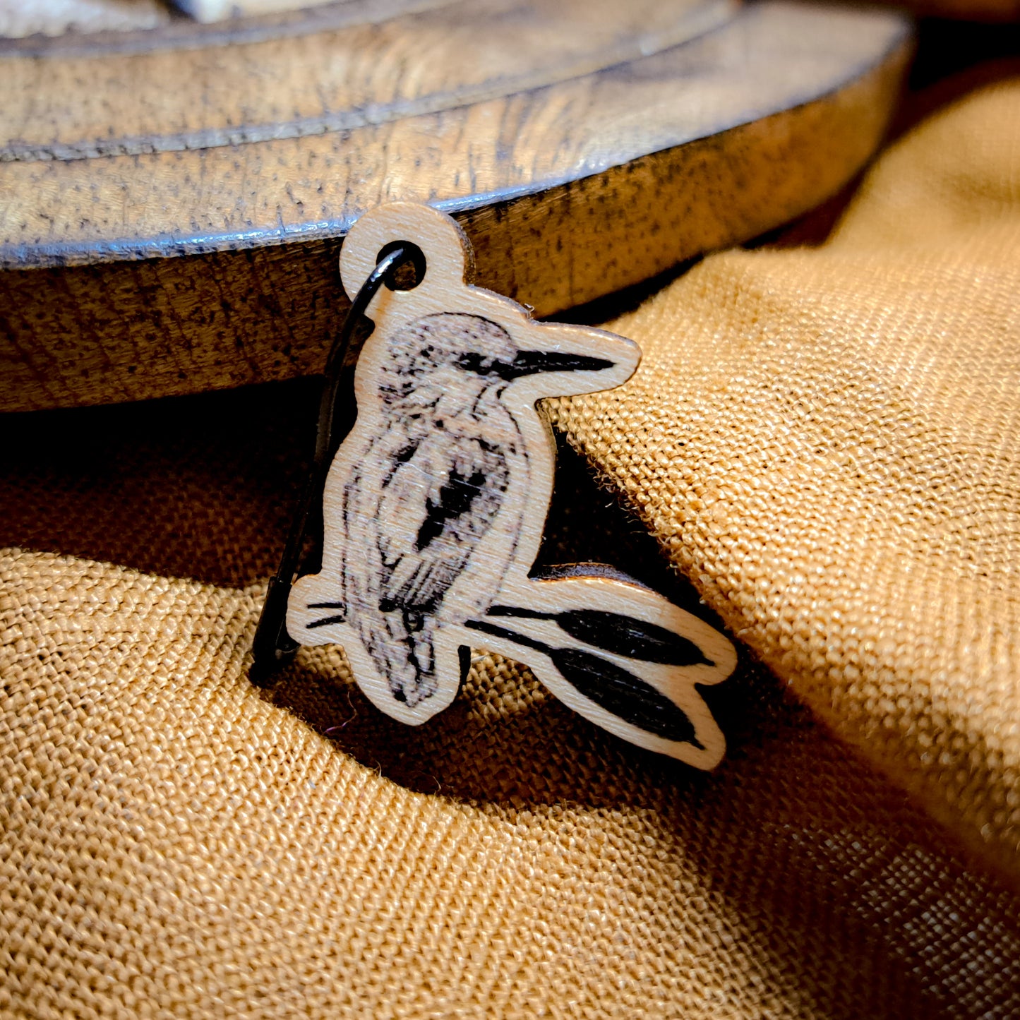 Kingfisher Stitch Marker