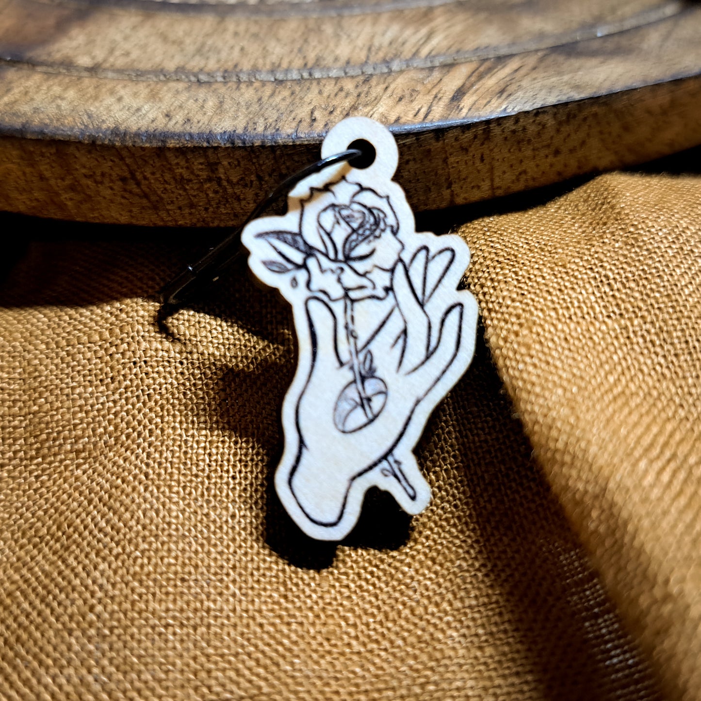 Green Fingers Stitch Marker