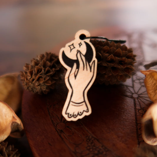 Catching the Moon Stitch Marker Stitch Marker Woollen Wytch