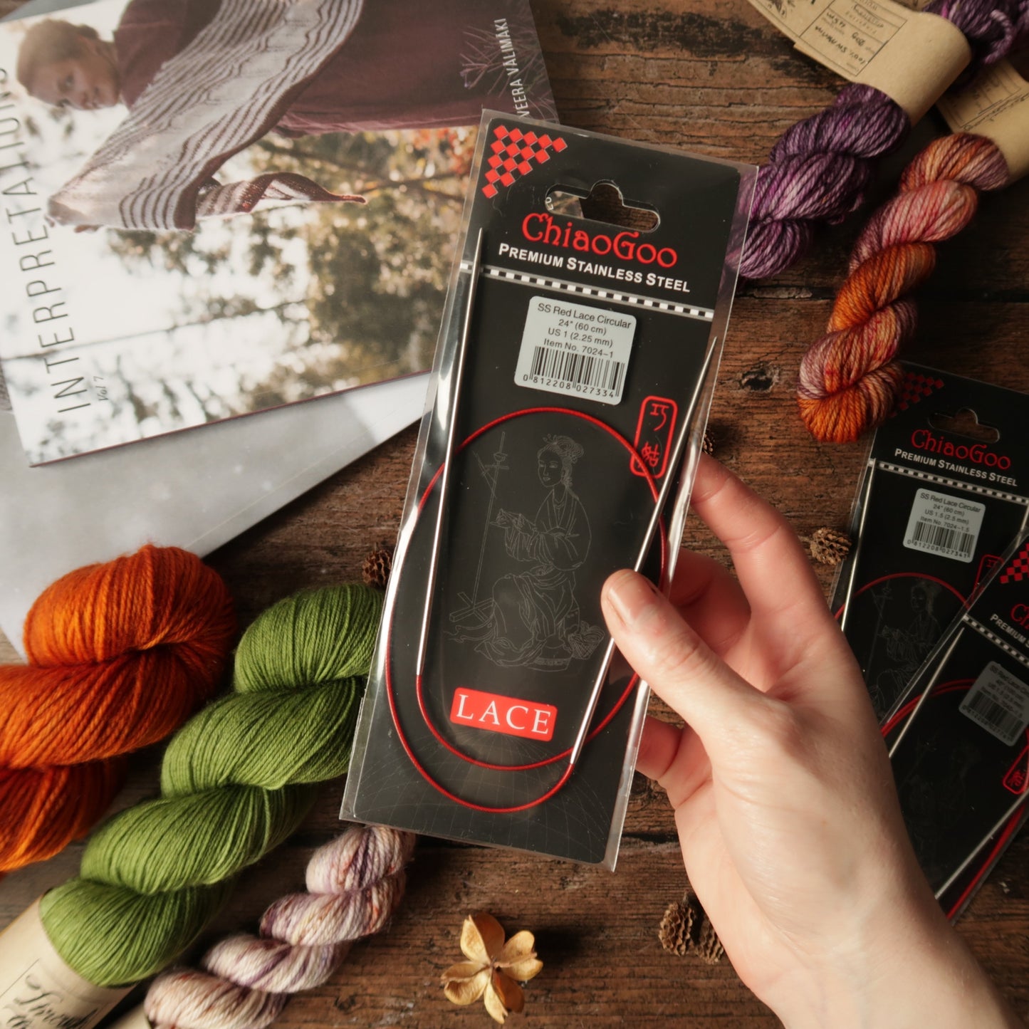 ChiaoGoo Fixed Circular Knitting Needles || 60" (150cm) Cable Knitting Needles ChiaoGoo