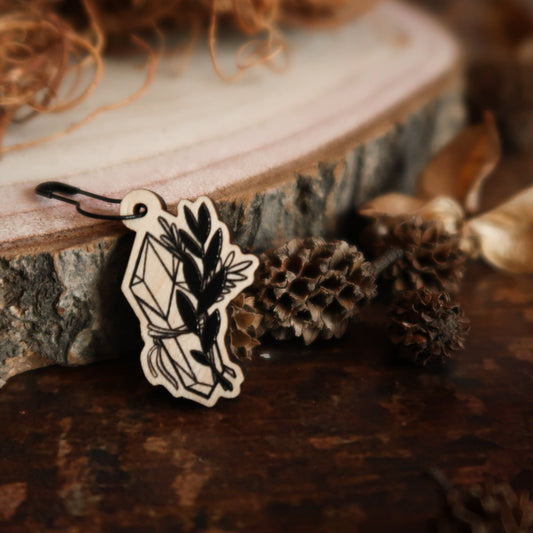 Crystal Cleanse Stitch Marker Stitch Marker Woollen Wytch