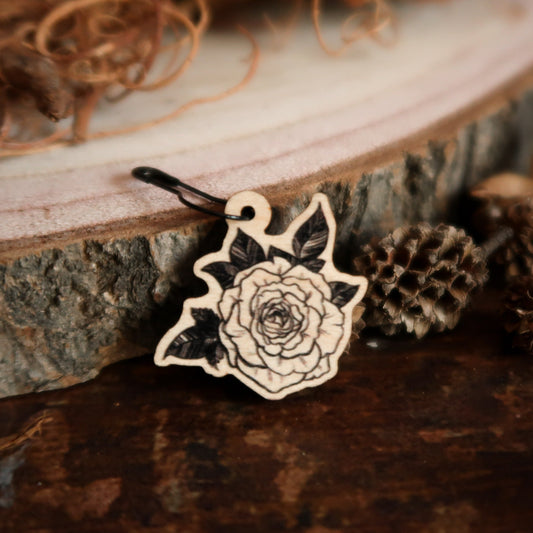 Rose without Thorn Stitch Marker Stitch Marker Woollen Wytch
