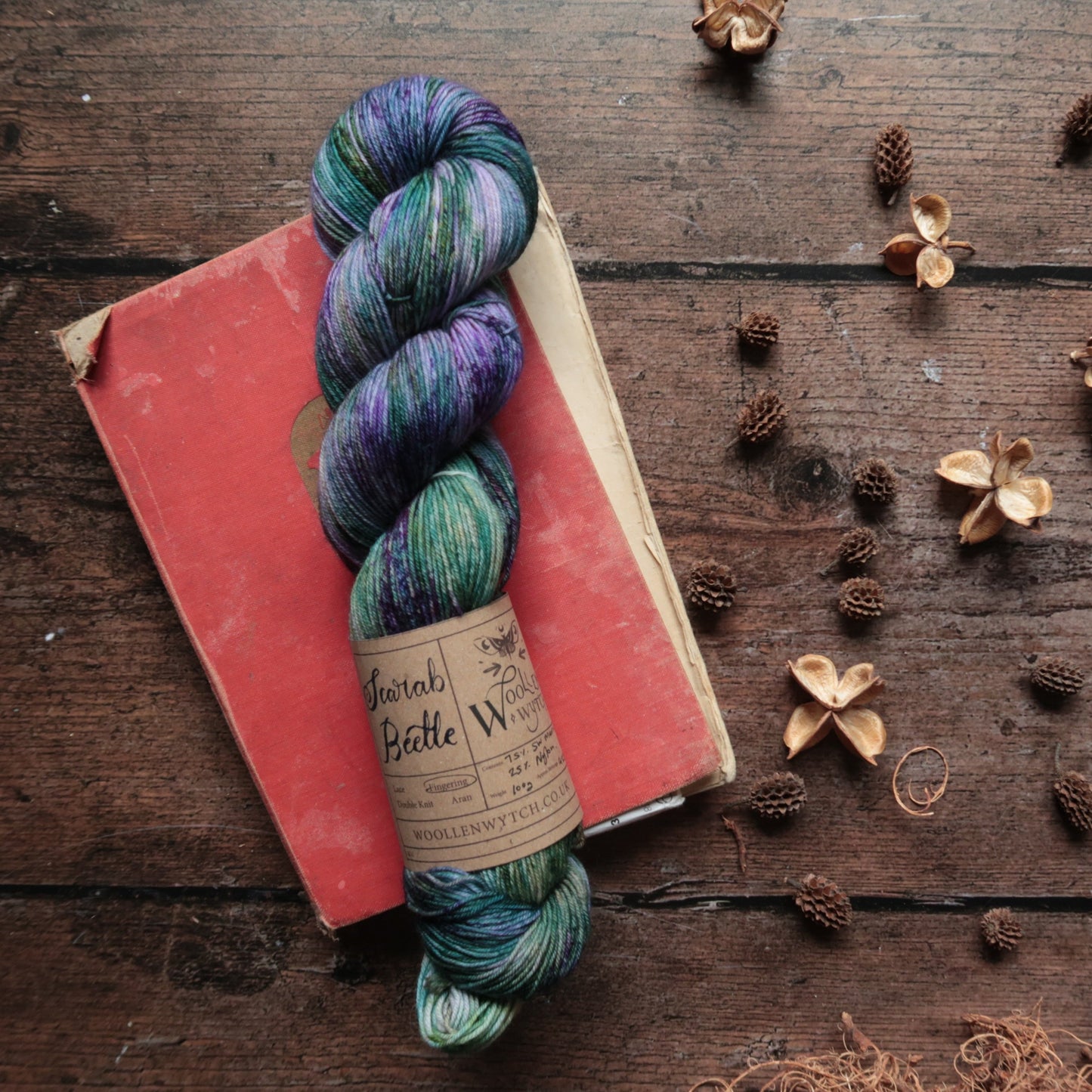 Scarab Beetle - Sock/ 4ply Yarn Yarn Woollen Wytch