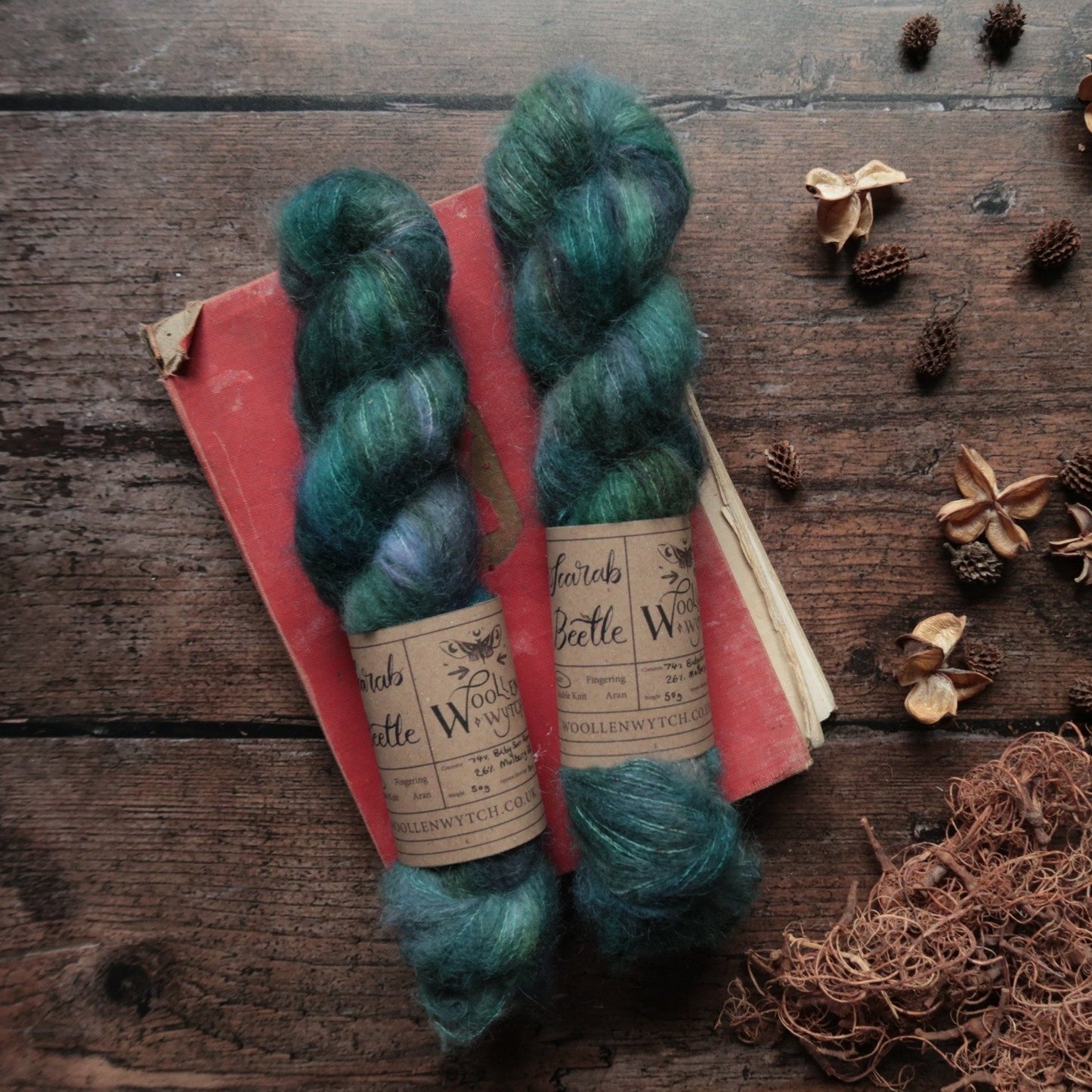 Scarab Beetle - Suri Cloud Yarn Woollen Wytch