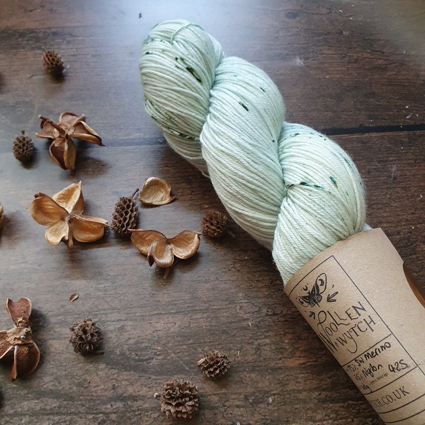 Smudge - Hand dyed Sock/ 4ply Yarn Yarn Woollen Wytch
