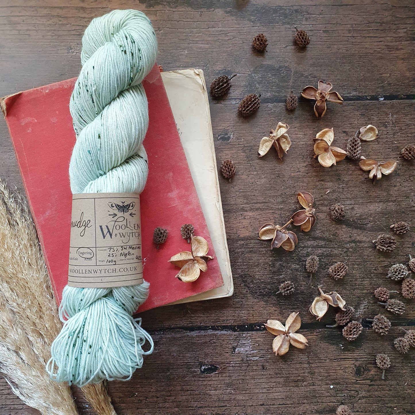 Smudge - Hand dyed Sock/ 4ply Yarn Yarn Woollen Wytch