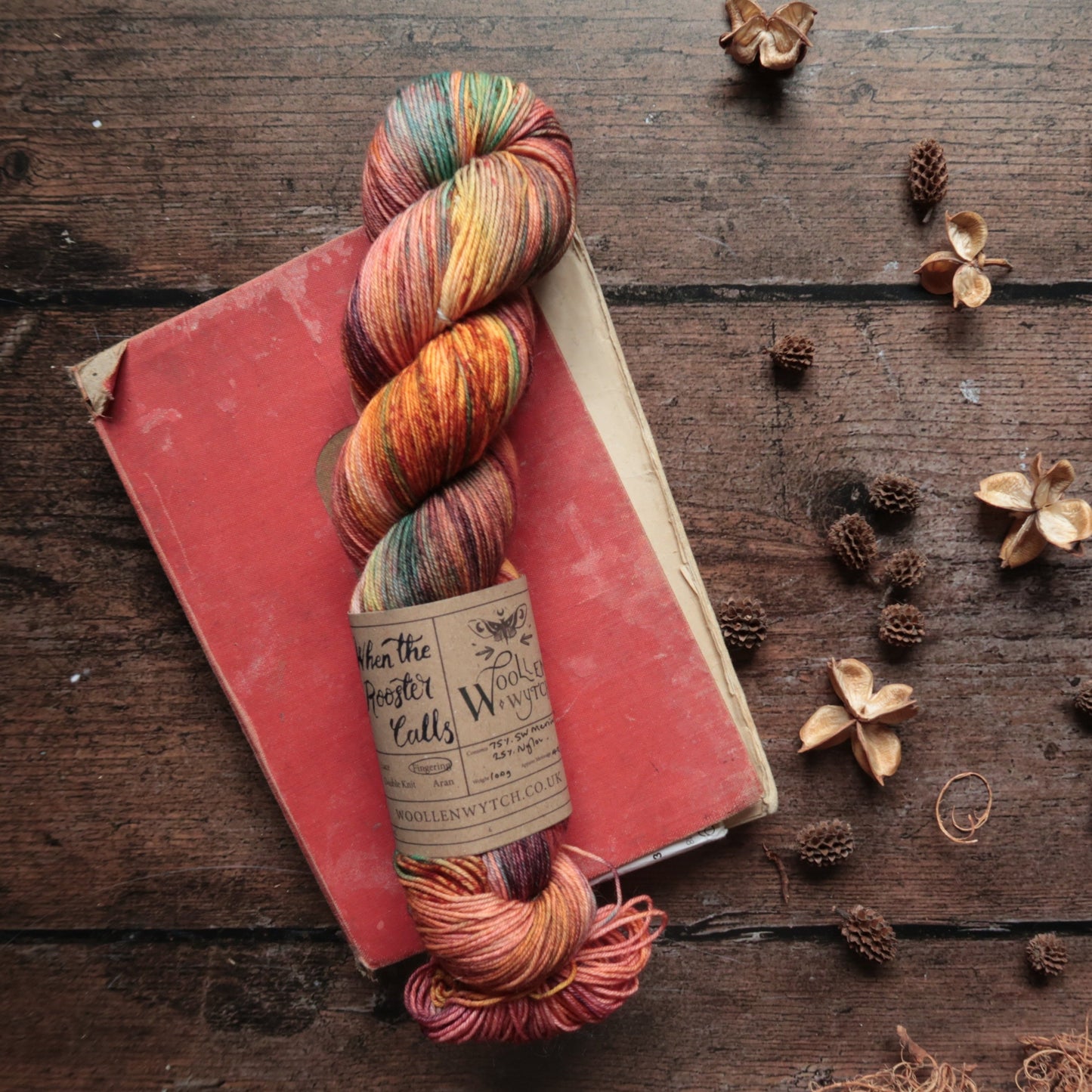 When the Rooster Calls - Sock/ 4ply Yarn Yarn Woollen Wytch
