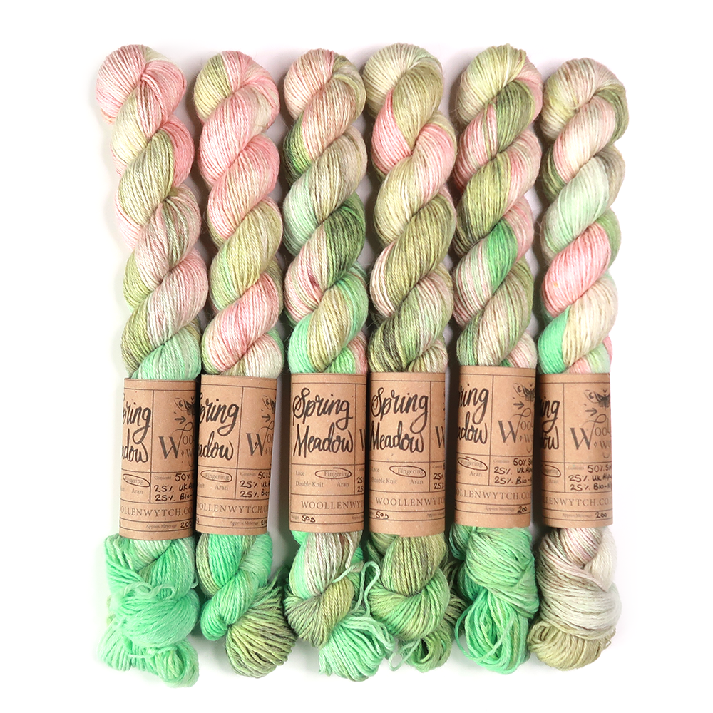 Woollen Wytch Hand dyed Yarns from Bristol UK