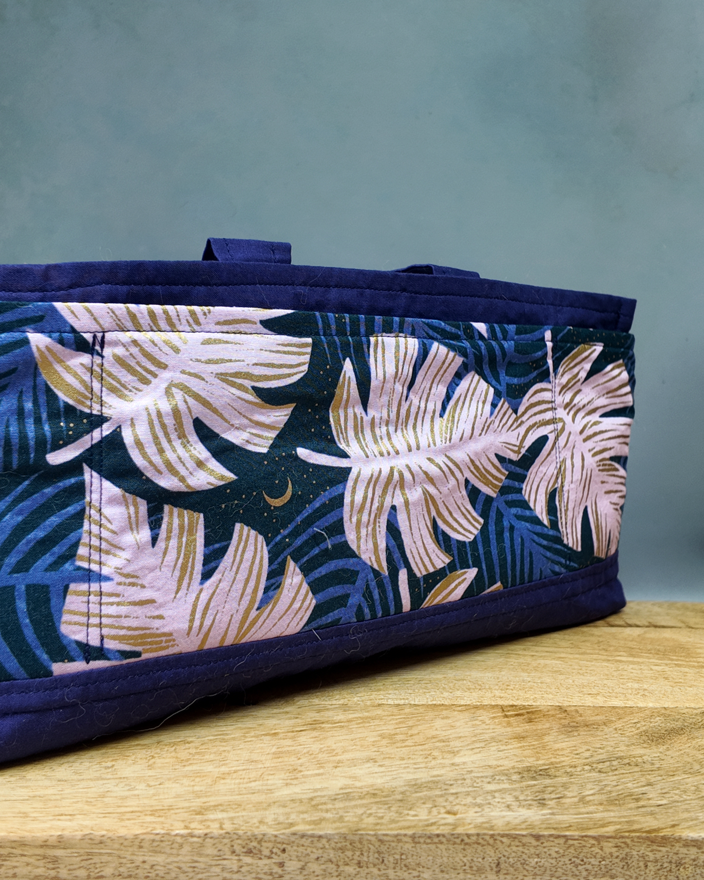 Monsterra blue - Project Bag