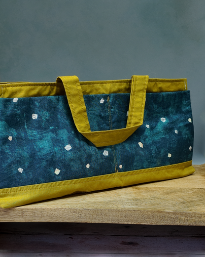 Mustard blue - Project Bag