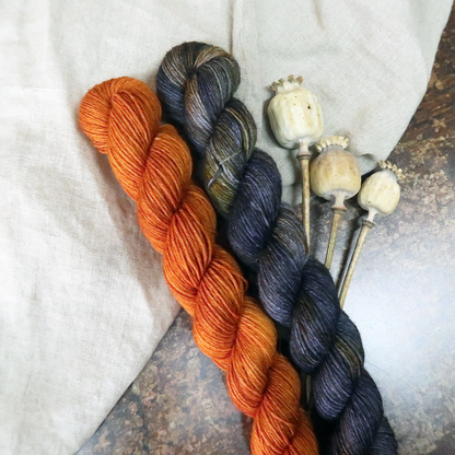 Whispered Harvest Sock set - BFL/ Alpaca/ Bio-Nylon