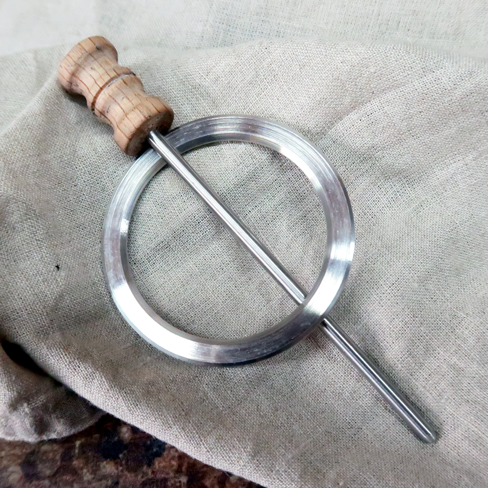 Hand turned Shawl Pin