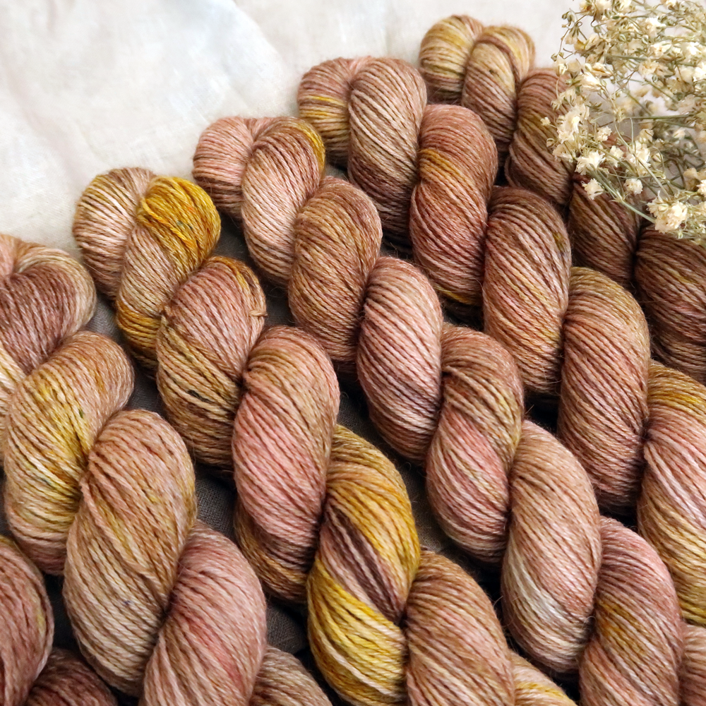 Golden Horizon - BFL/ Alpaca/ Bio-Nylon | Sock