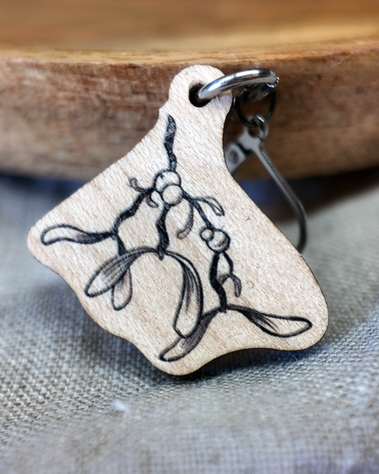 Mistletoe Stitch Marker