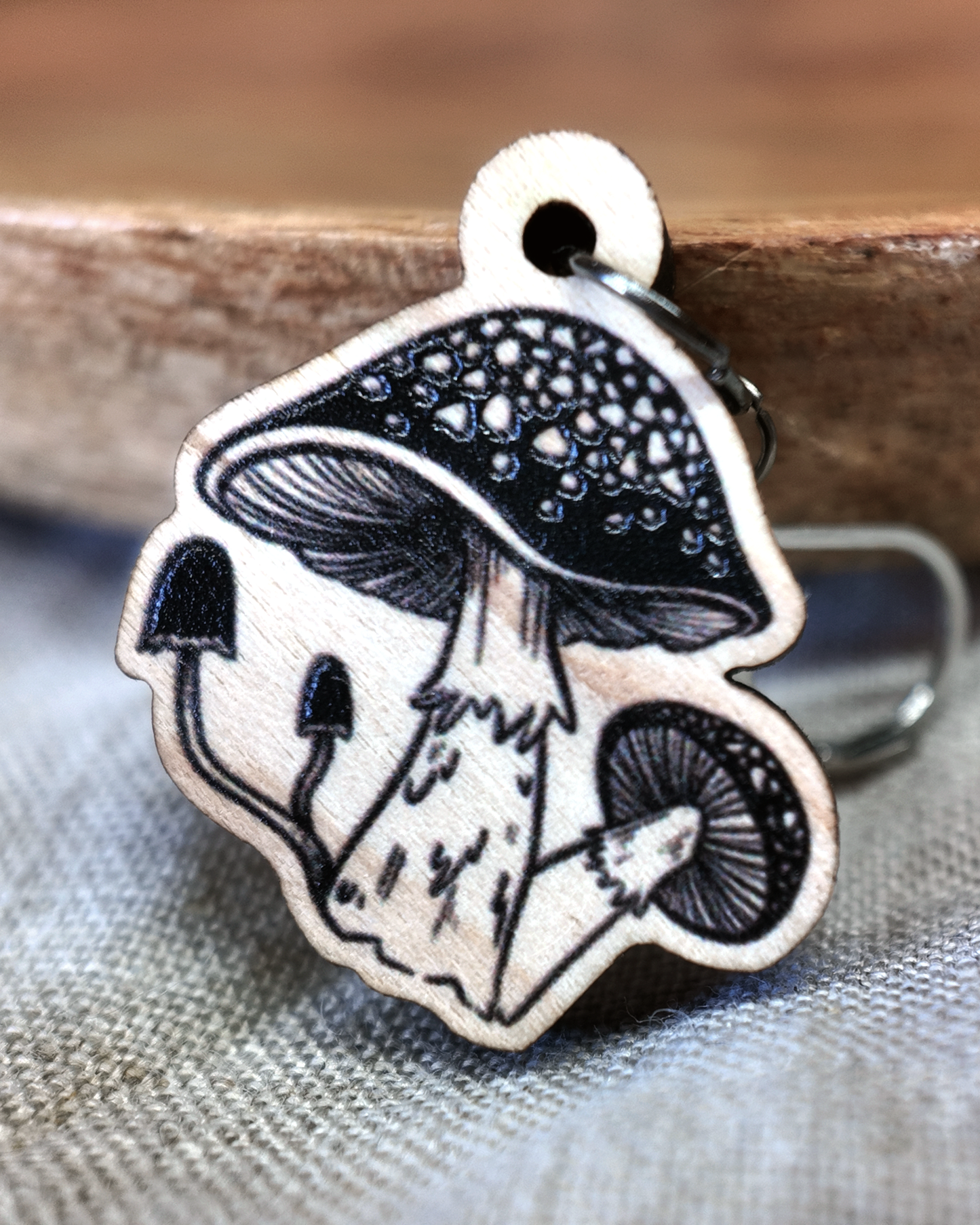 Mushrooms Stitch Marker
