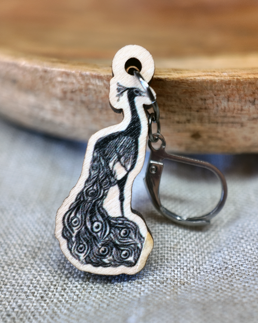 Peacock Stitch Marker