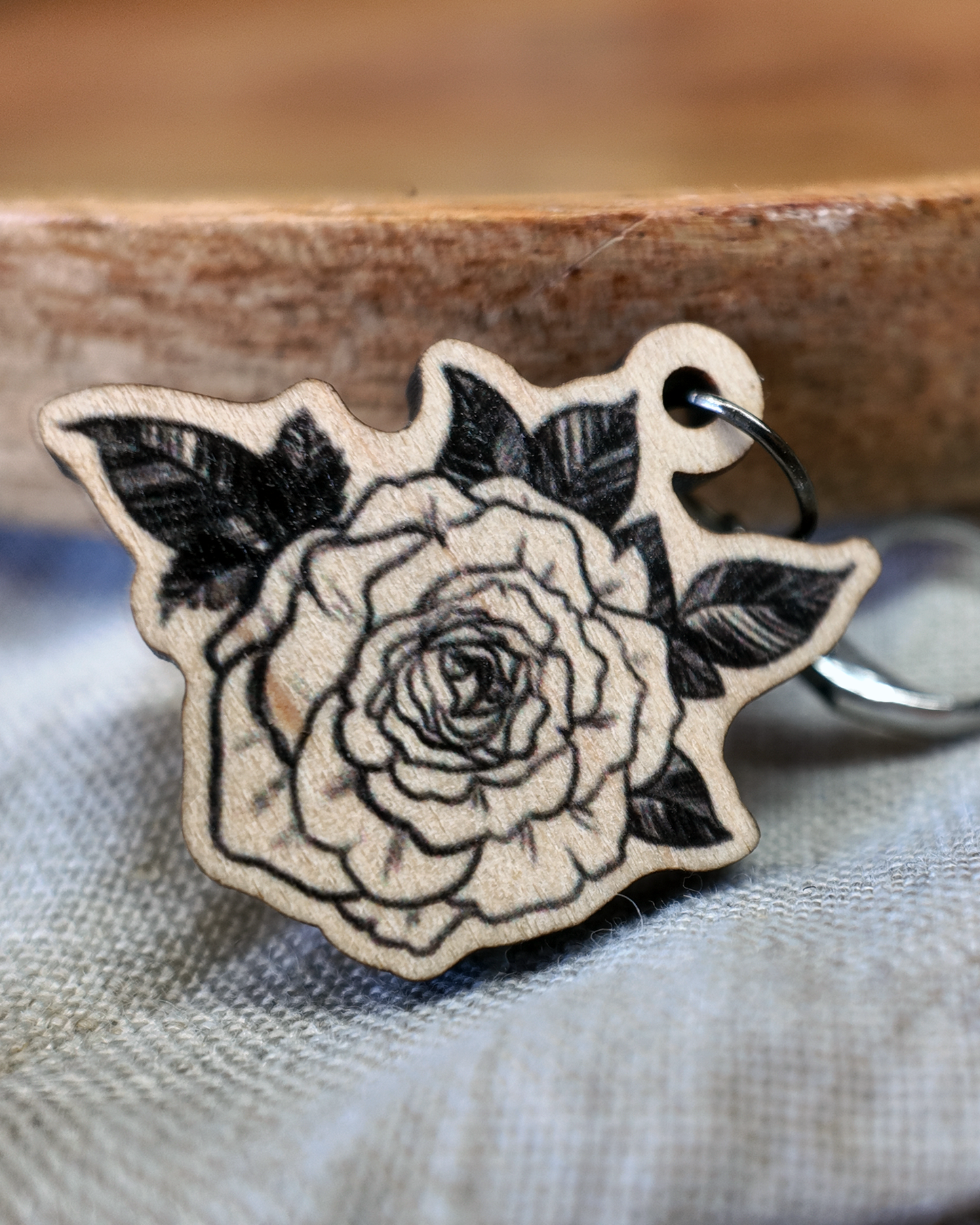 Rose without Thorn Stitch Marker