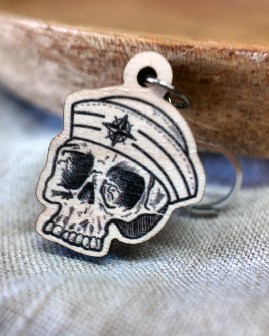 Sailor's Skull - Stitch Marker: Sub Club 2025