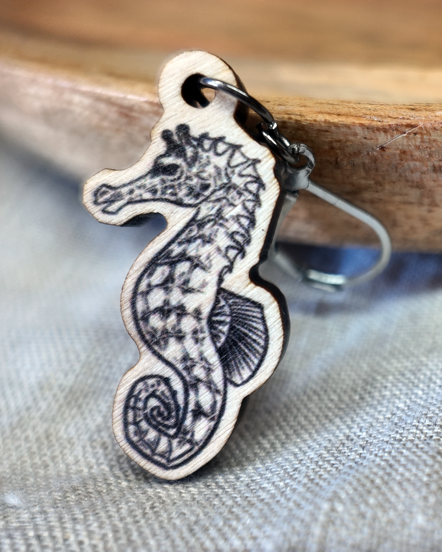 Seahorse - Stitch Marker: Sub Club 2025
