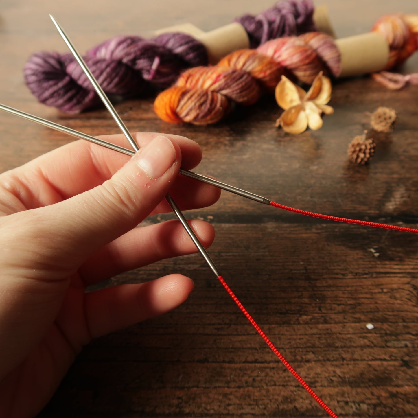 ChiaoGoo Fixed Circular Knitting Needles || 24" (60cm) Cable Knitting Needles ChiaoGoo 
