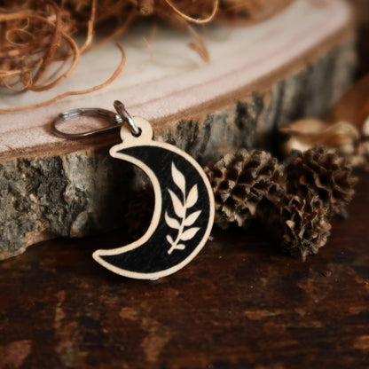 Crescent Moon Stitch Marker Woollen Wytch 