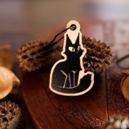 Scraggy Cat Stitch Marker Stitch Marker Woollen Wytch 